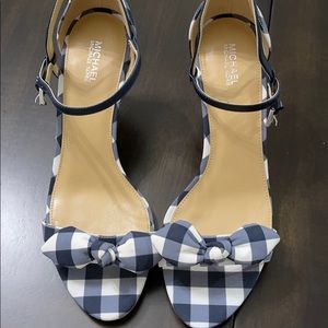 Michael Korea gingham sandals